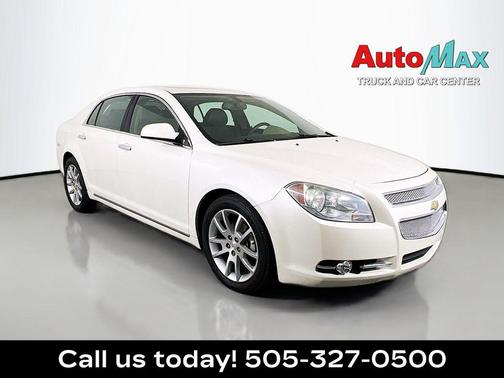 White Diamond Clearcoat 2010 Chevrolet Malibu LTZ