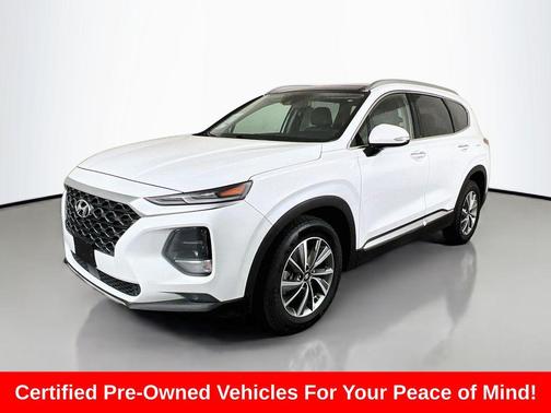 Quartz White 2019 Hyundai SANTA FE Limited 2.4