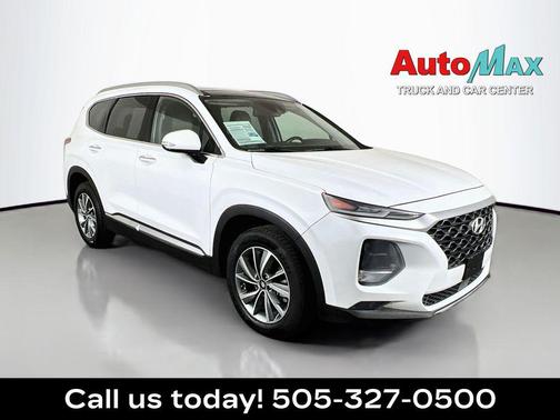 Quartz White 2019 Hyundai SANTA FE Limited 2.4