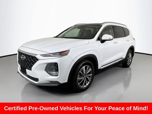 Quartz White 2019 Hyundai SANTA FE Limited 2.4