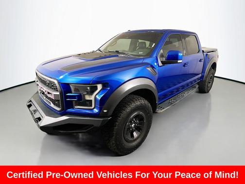 Lightning Blue 2018 Ford F-150 Raptor