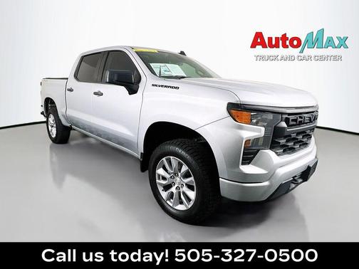 Silver Ice Metallic 2022 Chevrolet Silverado 1500 Custom