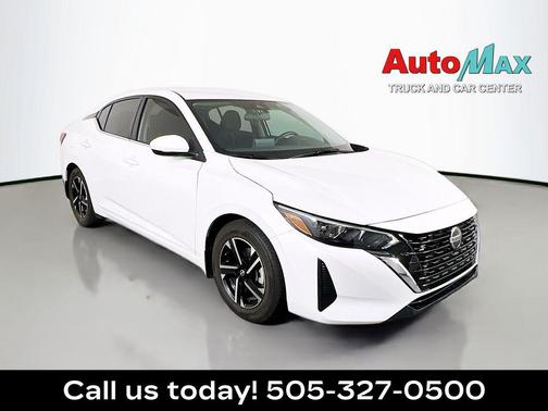Aspen White 2025 Nissan Sentra SV