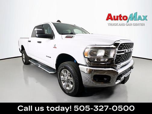 Bright White Clearcoat 2024 RAM 2500 Big Horn Crew Cab 4x4 6'4' Box