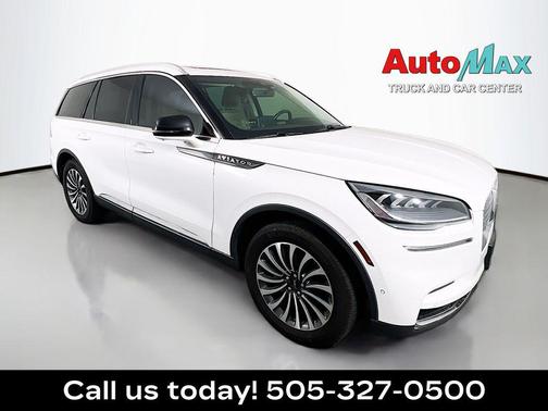 Pristine White Metallic Tri-Coat 2022 Lincoln Aviator Reserve AWD