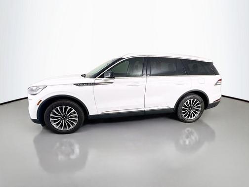 Pristine White Metallic Tri-Coat 2022 Lincoln Aviator Reserve AWD