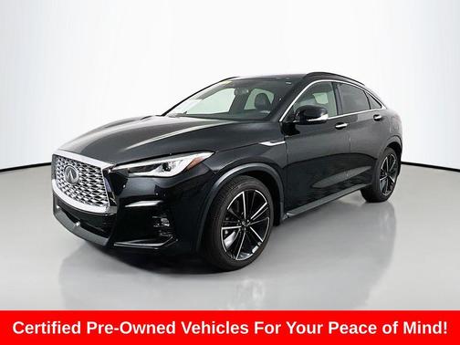 Mineral Black 2022 INFINITI QX55 LUXE