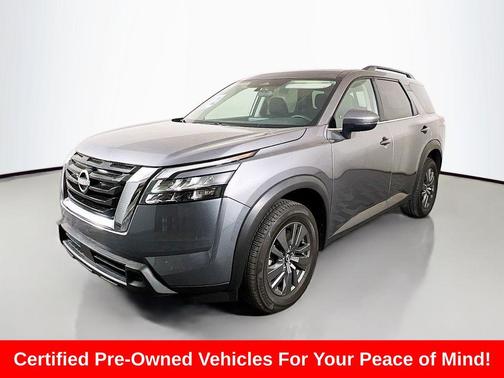 Gun Metallic 2024 Nissan Pathfinder SV 4WD