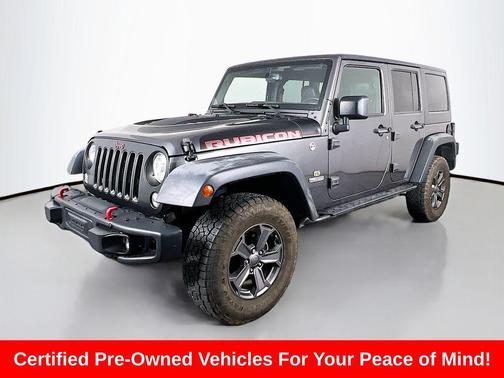 Granite Crystal Metallic Clearcoat 2018 Jeep Wrangler JK Unlimited Rubicon