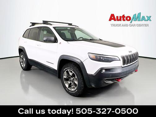 Bright White Clearcoat 2019 Jeep Cherokee Trailhawk Elite