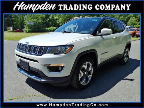 Pearl White Tri-Coat 2018 Jeep Compass Limited