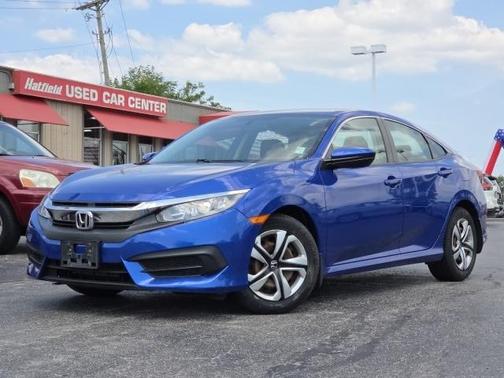Blue 2016 Honda Civic LX