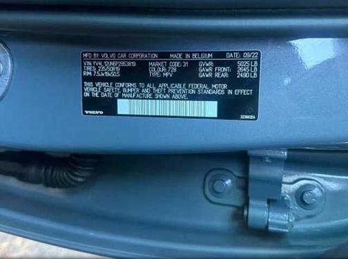 Thunder Grey 2023 Volvo XC40 Plus