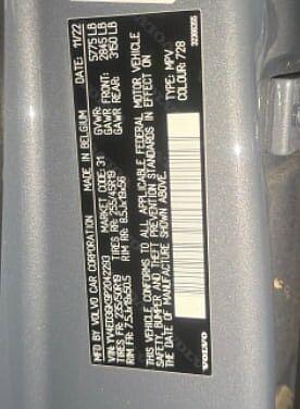 Thunder Grey 2023 Volvo C40 Recharge Pure Electric Core
