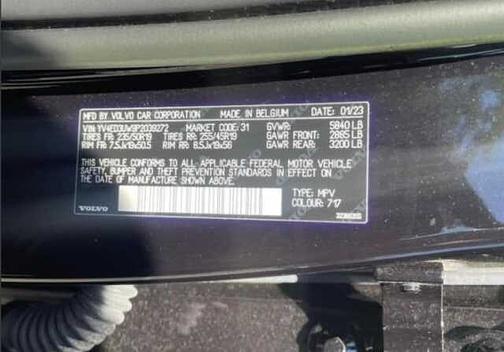 Onyx Black 2023 Volvo XC40 Recharge Pure Electric Plus