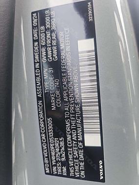 2025 Volvo XC90 Plug-In Hybrid T8 Plus 7-Seater