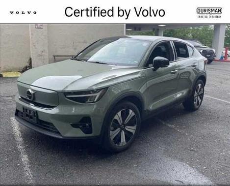 Sage Green 2023 Volvo C40 Recharge Pure Electric Plus