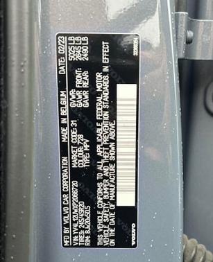 Thunder Grey 2023 Volvo XC40 Plus