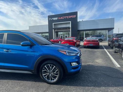 Aqua Blue 2021 Hyundai TUCSON Ultimate