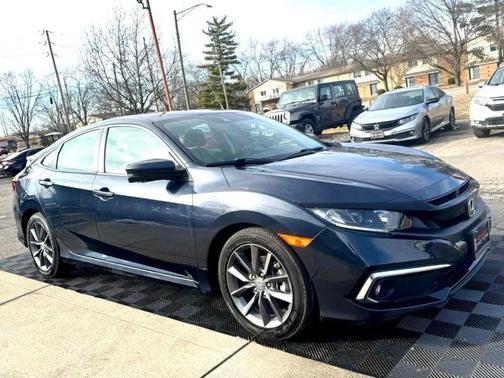 Blue 2019 Honda Civic EX-T