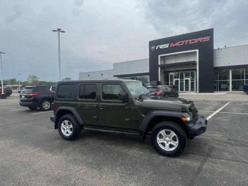 Sarge Green Clearcoat 2021 Jeep Wrangler Unlimited Sport