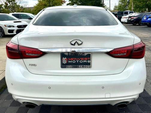 Majestic White 2024 INFINITI Q50 3.0t LUXE