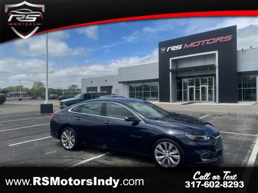 Blue 2018 Chevrolet Malibu Premier