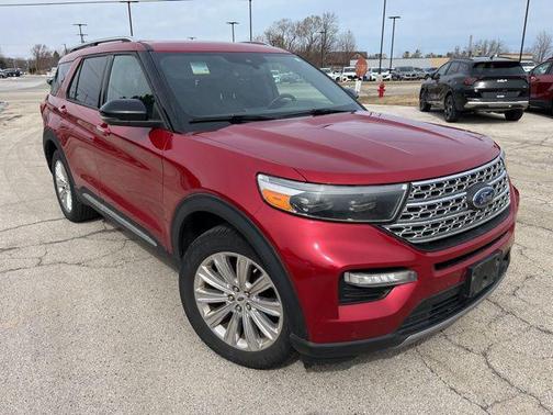 Red 2020 Ford Explorer Limited
