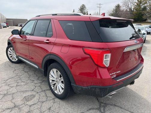 Red 2020 Ford Explorer Limited