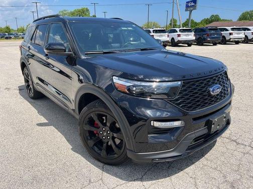 AGATE BLACK METALLIC 2021 Ford Explorer ST