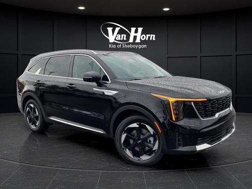 Aurora Black Pearl 2026 Kia Sorento Hybrid EX