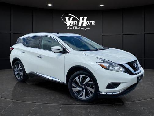 Pearl White 2018 Nissan Murano Platinum