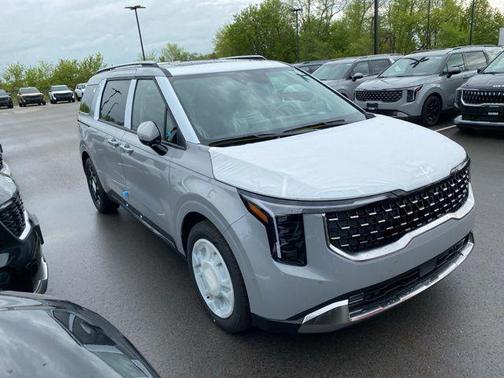 Ceramic Silver 2026 Kia Carnival Hybrid SX