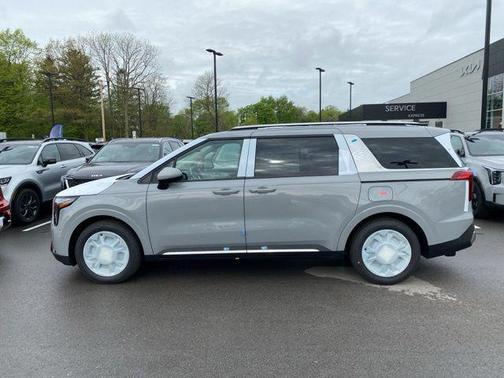 Ceramic Silver 2026 Kia Carnival Hybrid SX