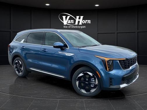 Mineral Blue 2026 Kia Sorento Hybrid EX
