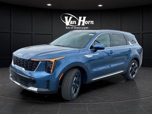 Mineral Blue 2026 Kia Sorento Hybrid EX