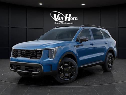 Mineral Blue 2026 Kia Sorento Hybrid SX Prestige