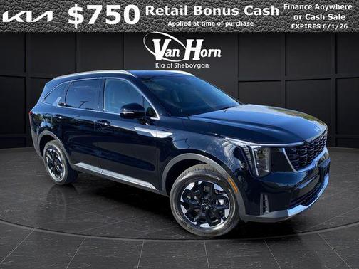 Ebony Black 2026 Kia Sorento S