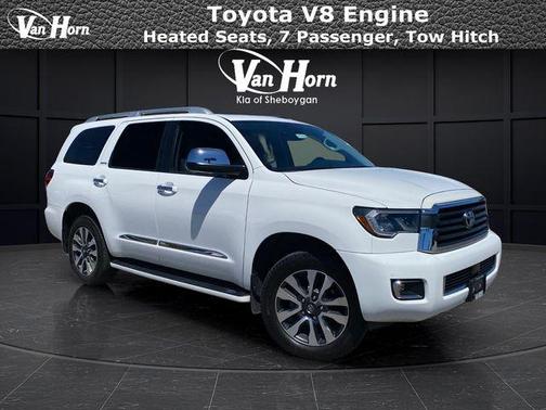 Super White 2020 Toyota Sequoia Limited