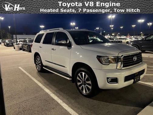 Super White 2020 Toyota Sequoia Limited