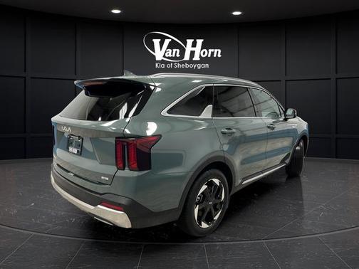 Cityscape Green 2025 Kia Sorento Hybrid EX