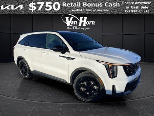 Snow White Pearl 2026 Kia Sorento Hybrid SX Prestige