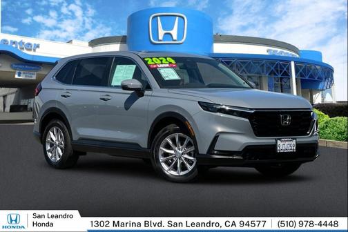 Metallic Steel 2024 Honda CR-V EX AWD