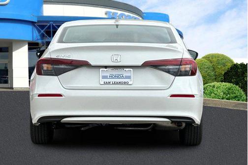 Platinum White Pearl 2026 Honda Civic LX