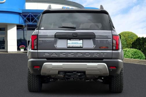 Modern Steel Metallic 2026 Honda Passport AWD TrailSport Blackout