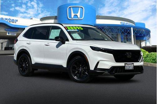 Platinum White Pearl 2023 Honda CR-V Hybrid Sport FWD