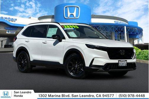 Platinum White Pearl 2023 Honda CR-V Hybrid Sport FWD
