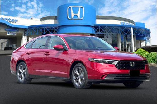 Radiant Red Metallic 2026 Honda Accord Hybrid EX-L