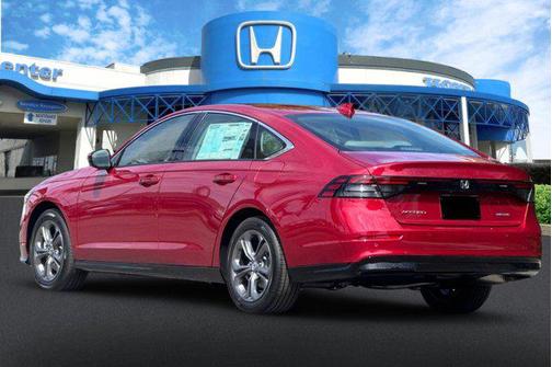 Radiant Red Metallic 2026 Honda Accord Hybrid EX-L
