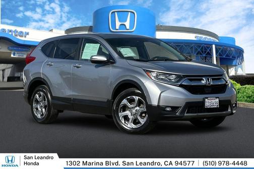 Lunar Silver Metallic 2017 Honda CR-V EX-L